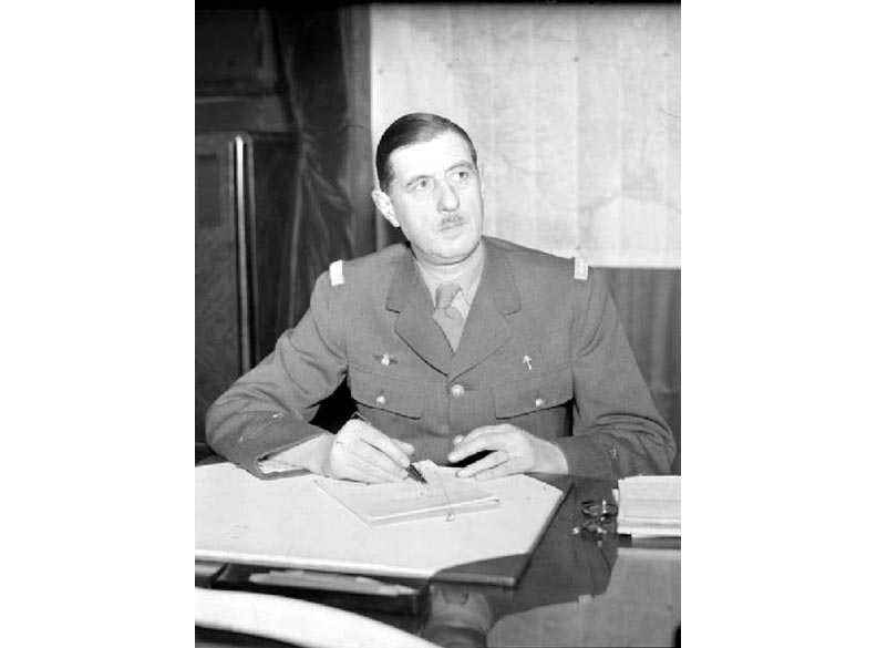 法國的戴高樂將軍。取自維基百科