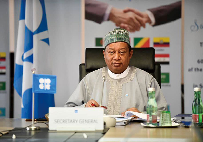 OPEC秘書長巴金多(Mohammed Barkindo)。