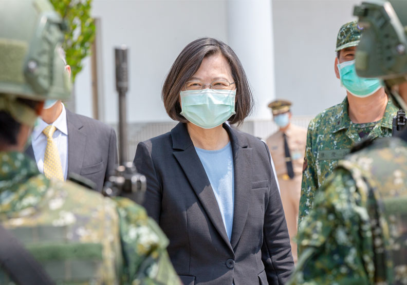 圖／總統蔡英文今發表演說。flickr, BY 總統府