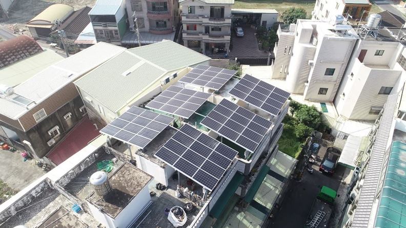 因本次綠電交易新設的太陽能案場。(圖片提供:瓦特先生)