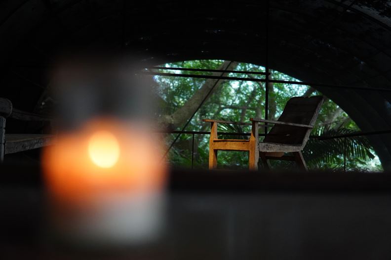 曾志偉的作品經常散發出一種對於自然山林的原始呼喚。