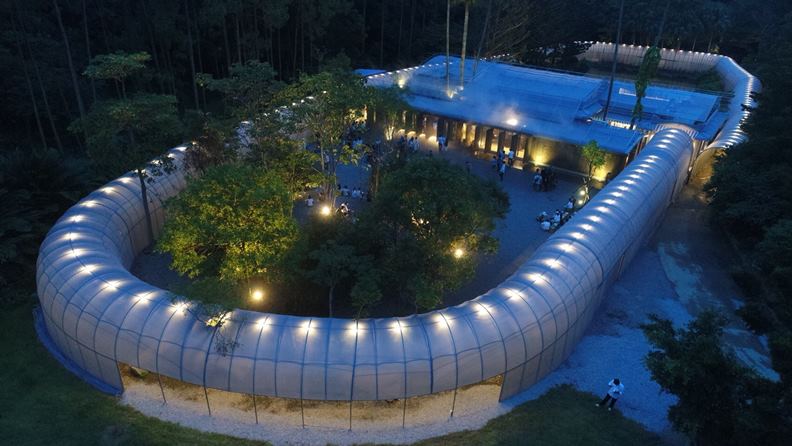 2018年落成的「勤美學—森大」,被譽為台灣森林美學的最新代表作。(圖片提供:自然洋行)