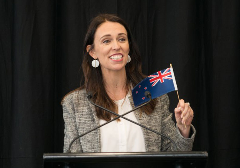 紐西蘭總理傑辛達.阿德恩(Jacinda Ardern)。
