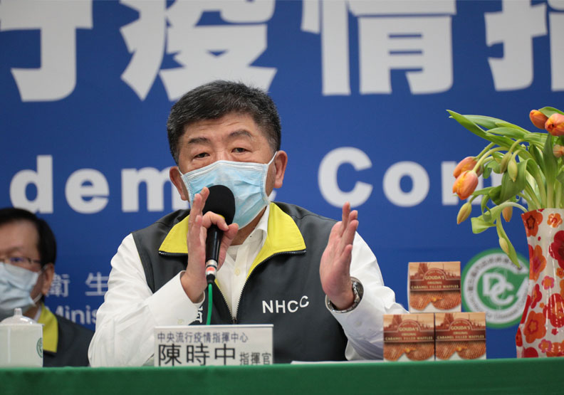 圖／台灣15天本土個案掛零，圖為指揮官陳時中。中央流行疫情指揮中心提供