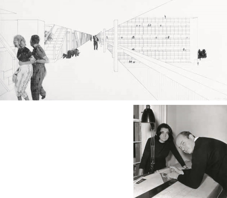 史密森夫婦與他們設計的作品。原點出版提供