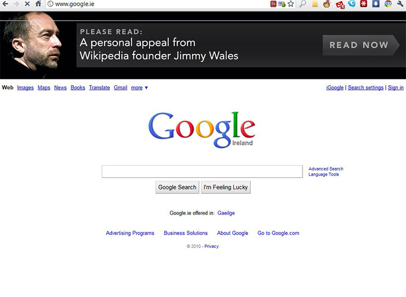 維基百科要求捐錢的訴求。(圖片來源:Flickr)