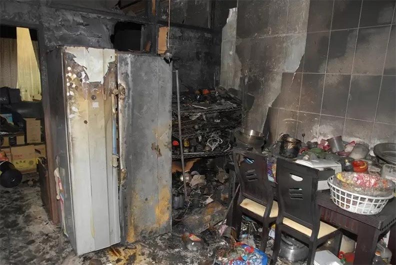 電氣火災占苗栗縣火災原因第二位,消防局提醒民眾注意特別防範;苗栗縣政府消防局提供。