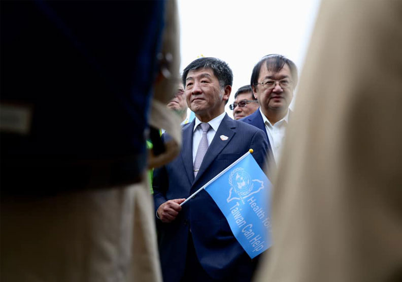 衛福部長陳時中連續三年赴日內瓦發聲。