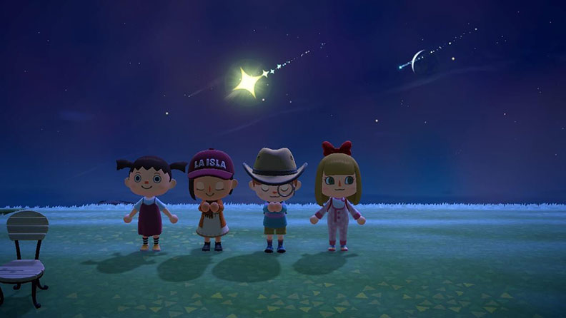 遇到流星可以許願;網友提供。