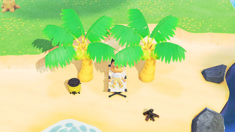 可以整天躺在沙灘上,什麼事都不做;網友提供。