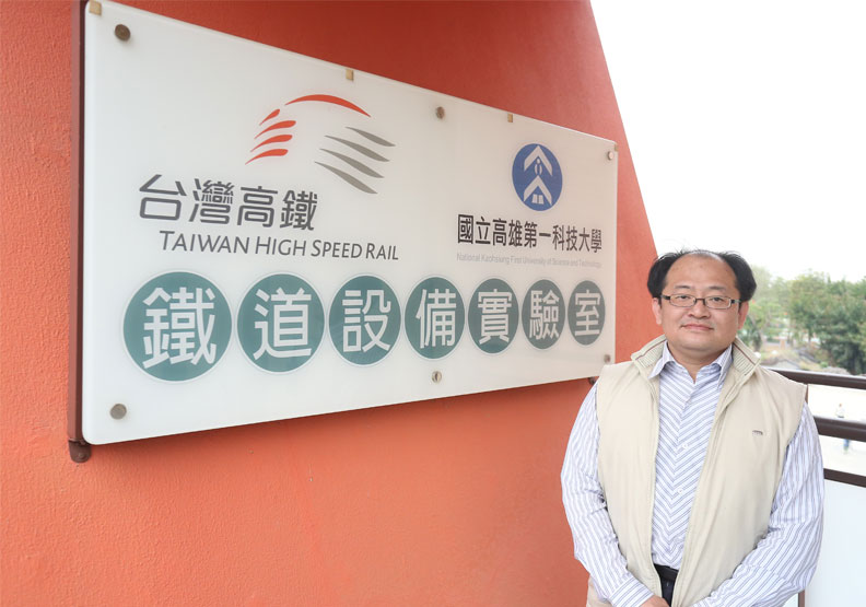 高科大鐵道技術中心主任張簡嘉壬。蘇義傑攝