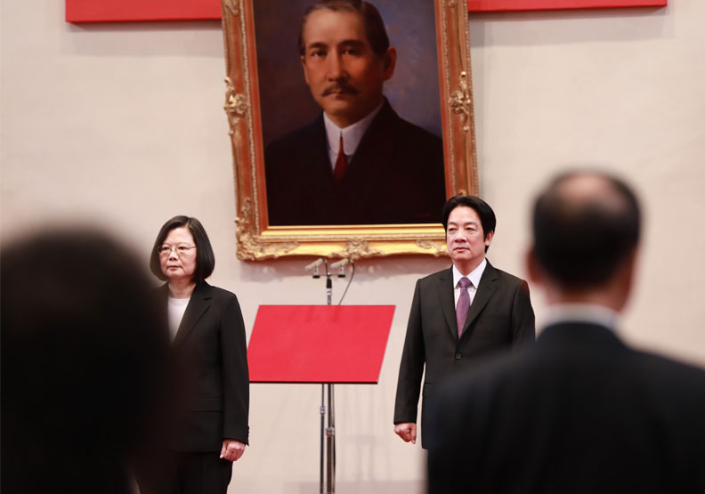 圖／總統蔡英文、副總統賴清德。flickr, 總統府