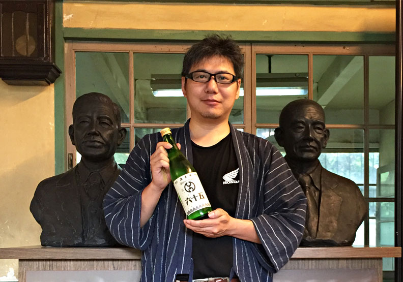 圖／日本第一位台籍「清酒釀造師」陳韋仁。陳韋仁提供