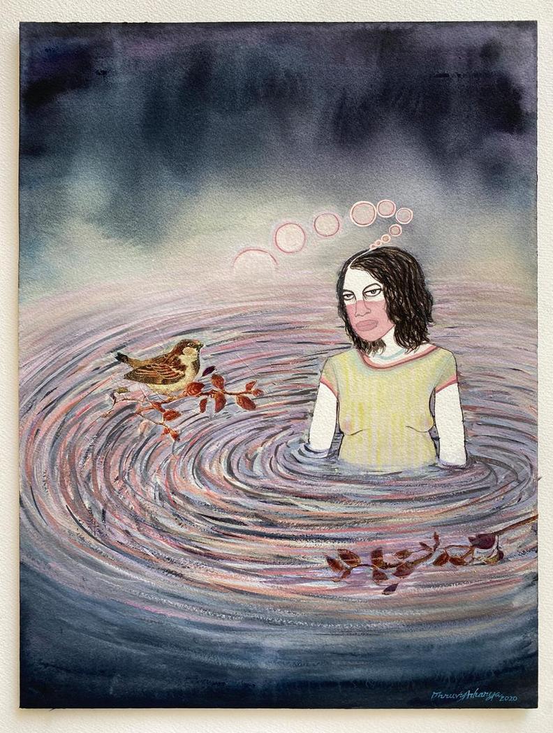 作品表徵了期待自由的嚮往