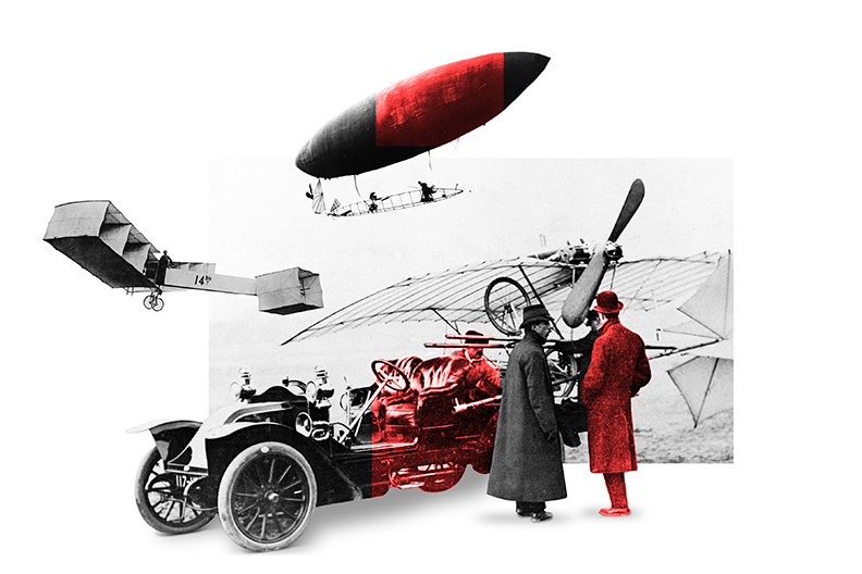 路易·卡地亞百年前大膽首創的方形腕錶Santos de Cartier，正是阿爾伯特．山度士 - 杜蒙的冒險和創新的精神賦予了卡地亞創作靈感。