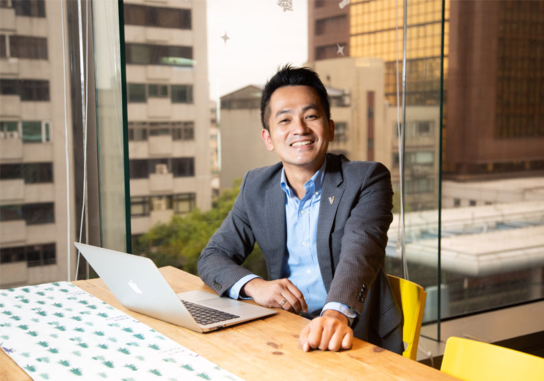 數據公司「威朋(Vpon)」創辦人兼執行長吳詣泓。池孟諭攝