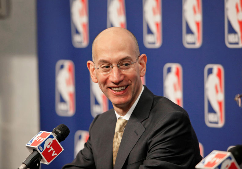 NBA總裁席佛(Adam Silver)。