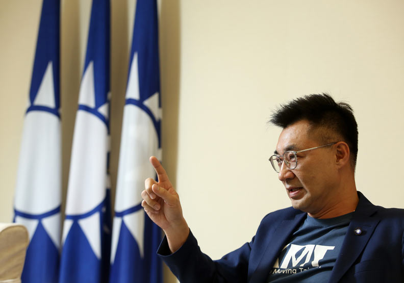 江啟臣認為,國民黨必須進行大改造,他稱之為「國民黨重設計」。