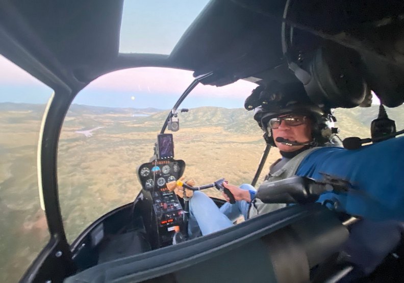 巡邏園往往會乘直升機巡視整個國家公園的狀況