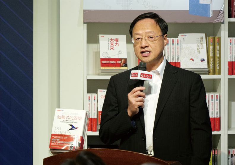 前行政院長江宜樺。天下文化提供