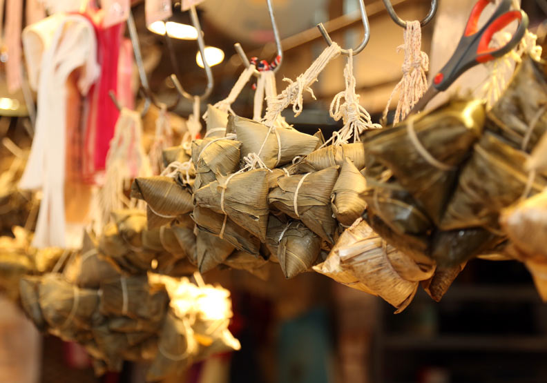 沒吃幾顆粽子,就好像沒過端午節。張智傑攝