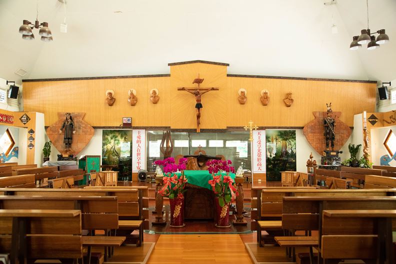 金崙聖若瑟教堂一景。