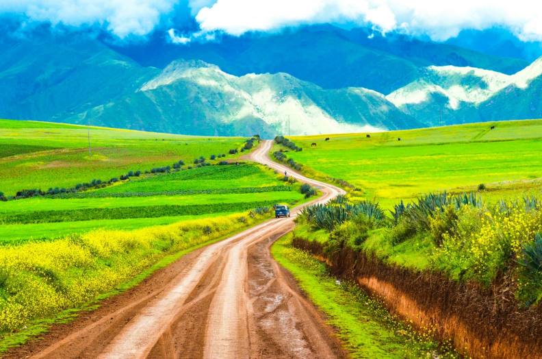 秘魯安地斯山脈神聖谷地,海拔3000公尺;王宏任提供。