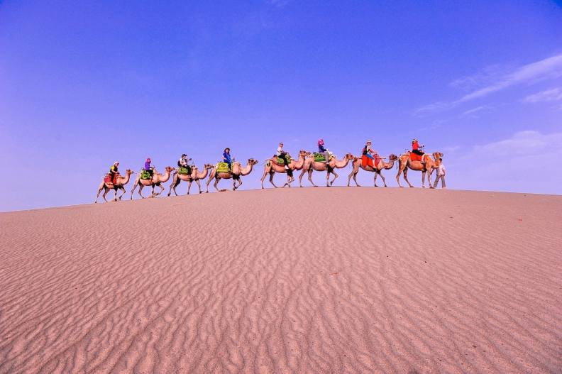 新疆塔克拉瑪干沙漠;王宏任提供。