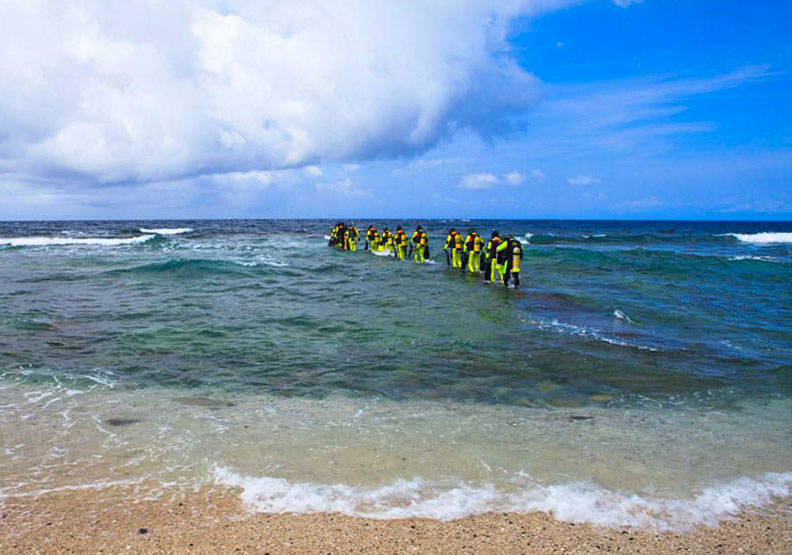綠島是許多潛水愛好者的天堂;取自台東觀光旅遊網。