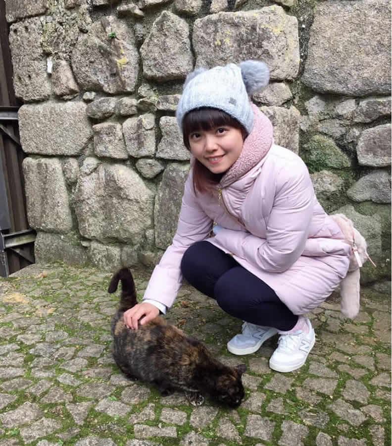 熱愛研究、外型嬌小可愛的律吟,有著最堅強的心志,已為自己訂下申請哥倫布計畫的目標,繼續探索未知科學世界。照片提供:林律吟。