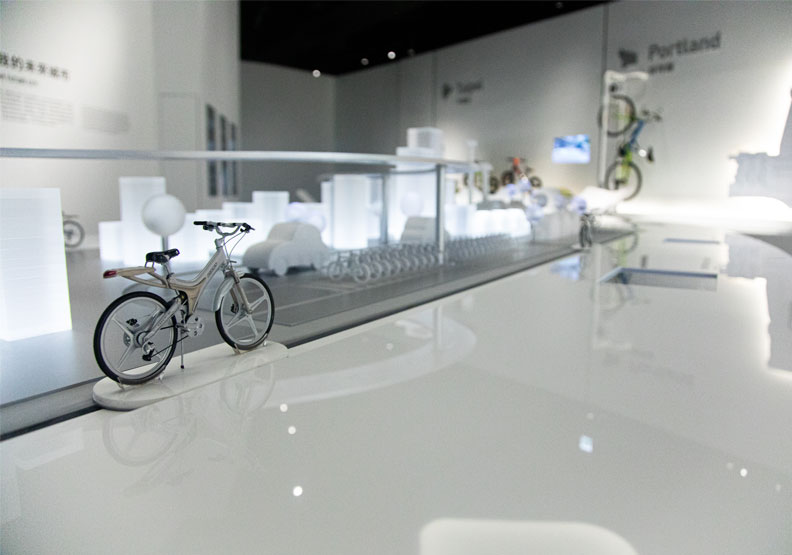 巨大自行車文化探索館。池孟諭攝