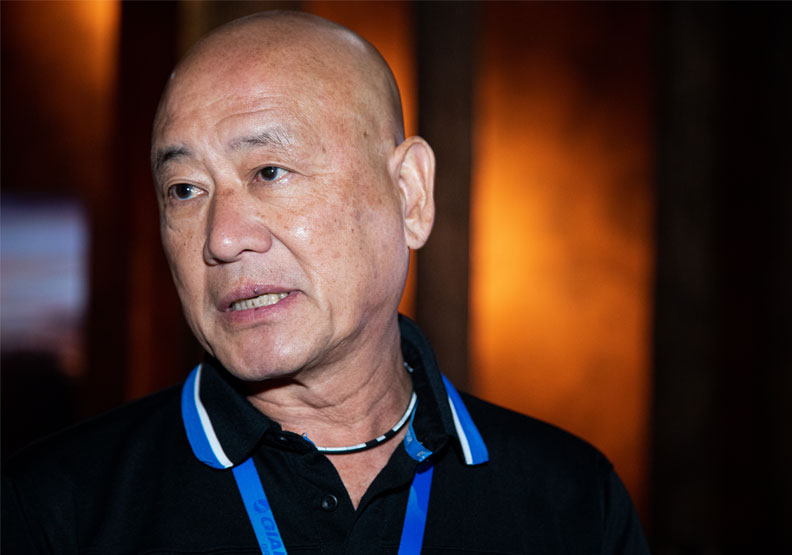 巨大最高顧問羅祥安。池孟諭攝