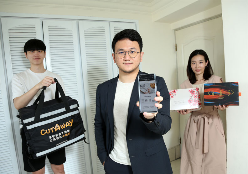 圖／新創公司卡個位Cutaway創辦人暨執行長王耀誠（中）。張智傑攝