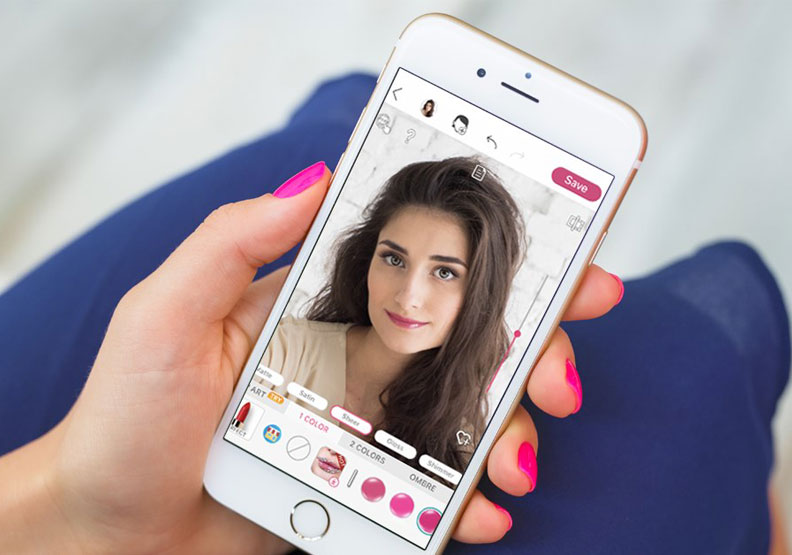 「玩美彩妝」APP。