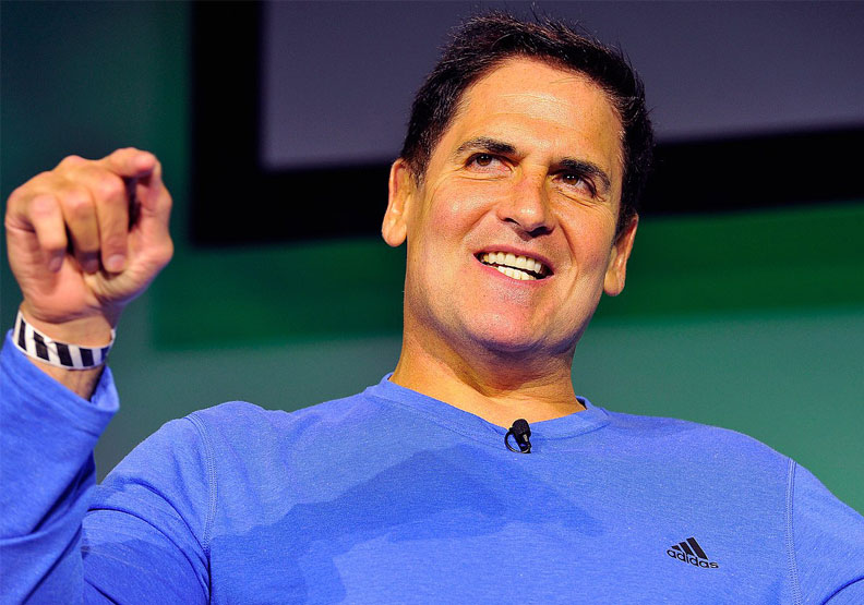 美國富豪、NBA達拉斯獨行俠隊老闆庫班(Mark Cuban)。Flickr by TechCrunch