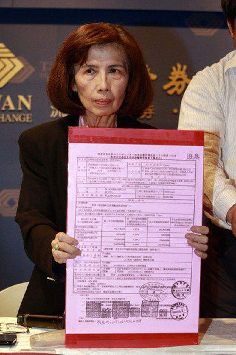 股東會爭議,金管會指控大同董事長林郭文艷(圖)有意圖為自己利益違反忠實義務,造成公司損害。聯合新聞網提供