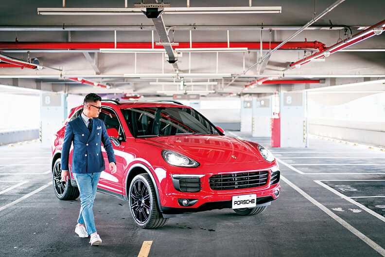 兼具SUV實用性、舒適性與跑車操控手感的Cayenne，令黎奕彬十分驚艷。