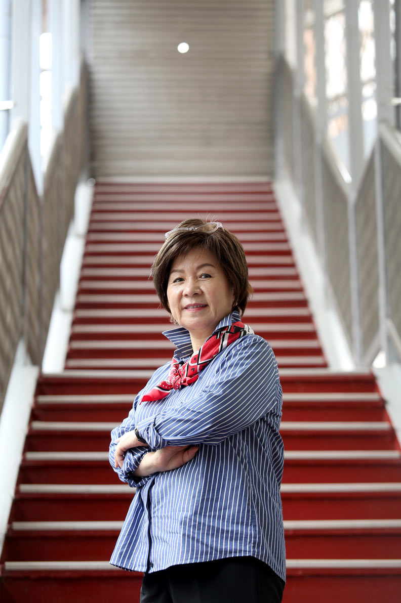 張育美期待任期四年過後,從小白兔變成獅子。