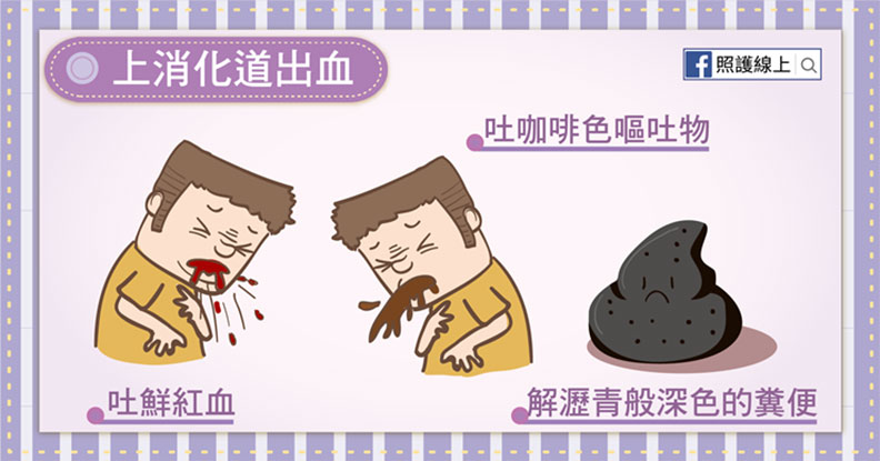 上消化道出血。