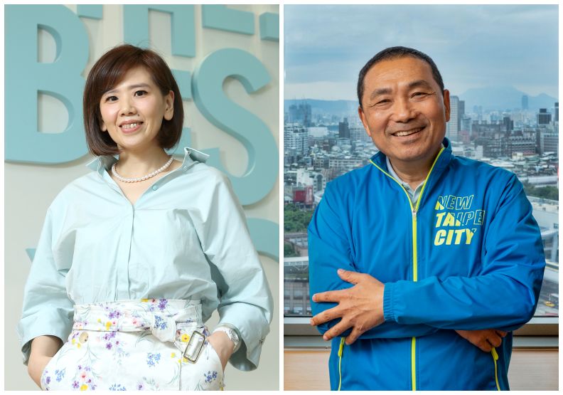 如新Nu Skin總經理張雅婷（左）在疫情初期，果斷取消大型活動，強化清潔防疫。過去40年擔任過各種不同職務，新北市市長侯友宜（右）認為，比起「職位」更重要的是「定位」。