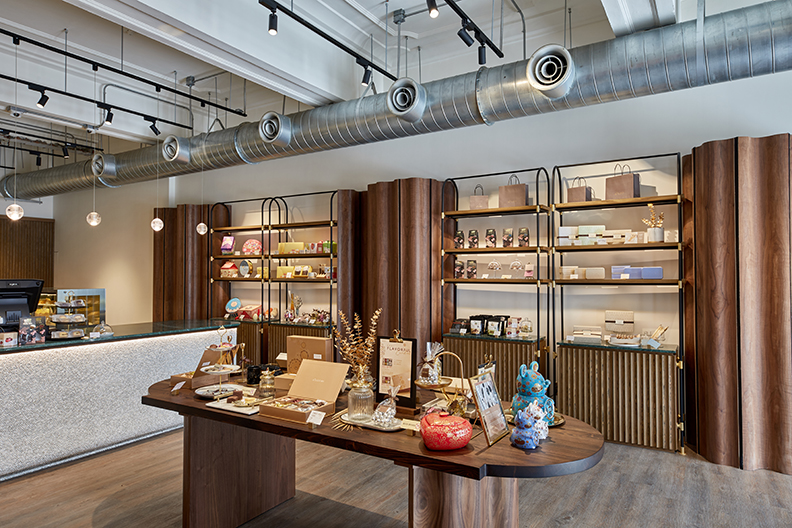 禮坊喜餅門市，重新改裝讓消費者有更佳的選品體驗。