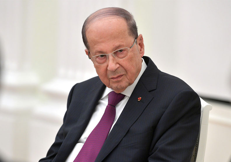 黎巴嫩總統奧恩(Michel Aoun)。