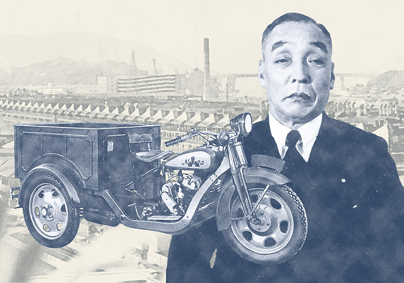 圖 / MAZDA創辦人松田重次郎，從生產軟木塞到汽車製造，不斷突破汽車工藝的新境界。
