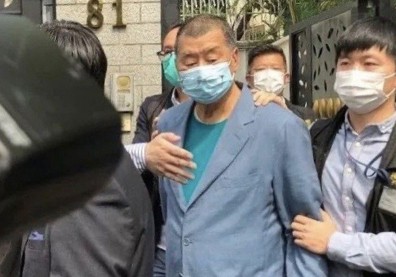 港版國安法上路後最大咖！黎智英等7人「涉勾結外國勢力」被捕