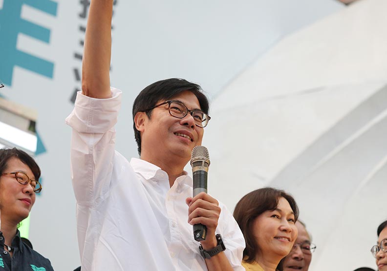 陳其邁。蘇義傑