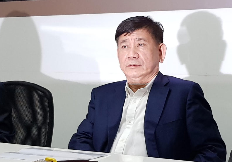 圖／可成董座洪水樹。毛凱恩攝