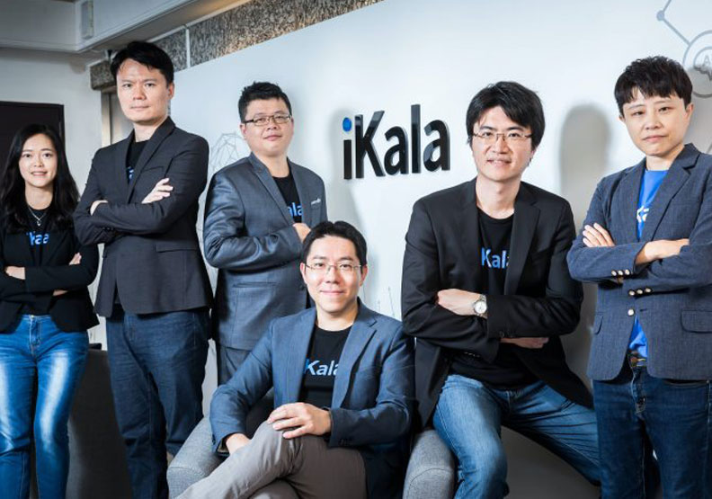 iKala經營團隊,左起為共同創辦人暨財務長及人資長許茹嘉、資料長黃宣龍、共同創辦人暨技術長龔師賢、共同創辦人暨執行長程世嘉、共同創辦人暨營運長鄭鎧尹、東南亞區總經理 陳姵妤。