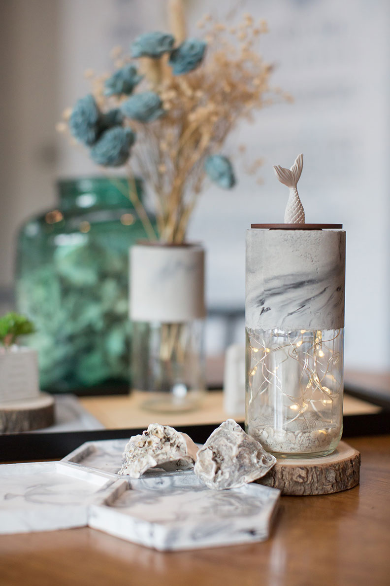 蚵殼質感瓶器。取自桃城茶樣子