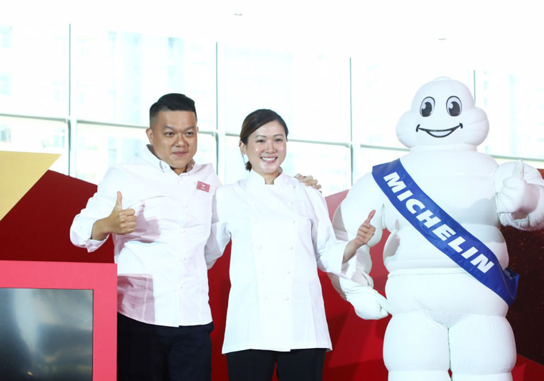 態芮獲得米其林二星。