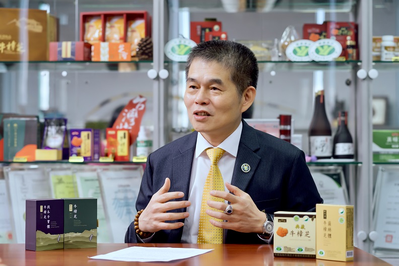 台灣利得生物科技總經理林進忠。